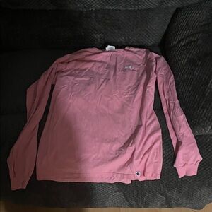 Simply Southern Men's Pink Long Sleeve Tee